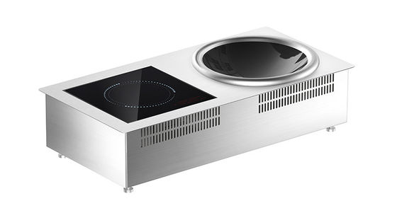 品質  Built-in Induction Combination Cooktop  with Flat and Concave Surfaces 工場